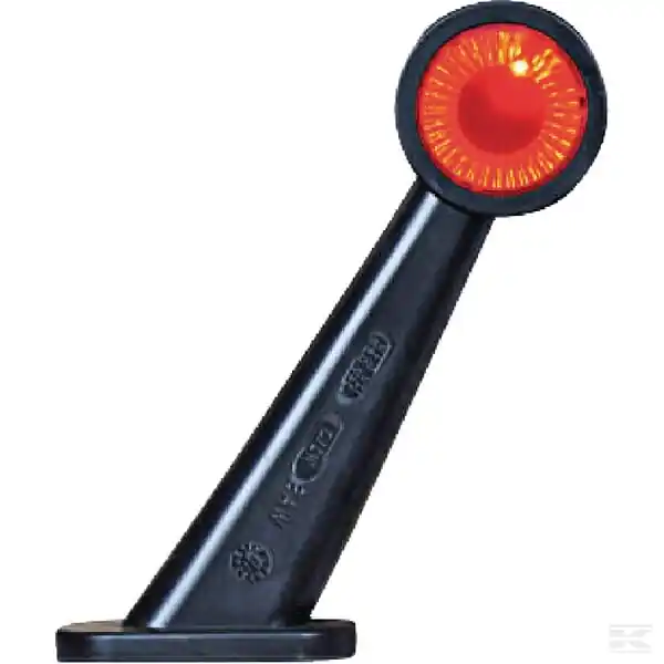 Zlevněný Obrysové světlo levé LED, 12/24 V, 190x164x48,6mm, Kramp