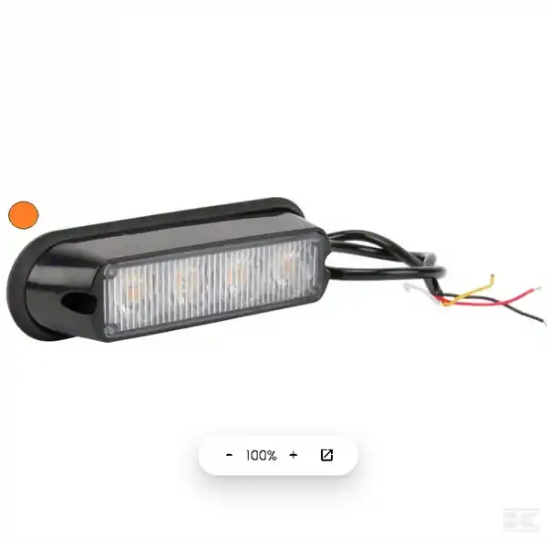 Hit Sezóny Zábleskové světlo, žluté, 4 LED