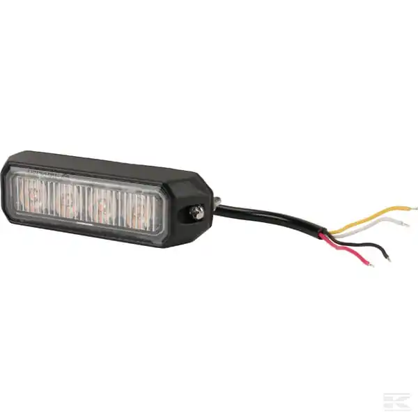 Doprava Zdarma Zábleskové světlo, žluté, 4 LED