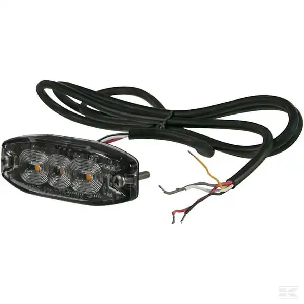 Akční Nabídka Blikající výstražné světlo, žluté, 3 × LED