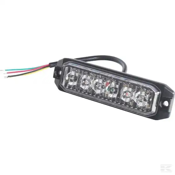 Výstražné světlo 6 LED, bílé Omezená Nabídka