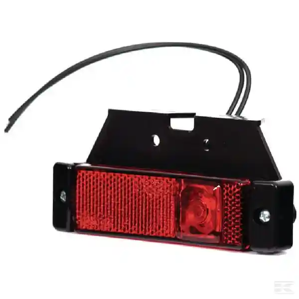 Aktuální Obrysové světlo LED 12/24 V, obdélníkové, 130x57x43 mm, Kramp