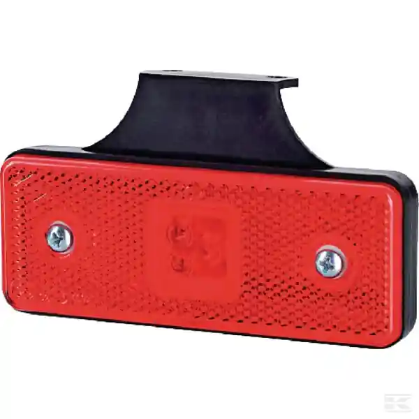 Výprodej Obrysové světlo 0,4/0,7 W, obdélníkové, 12/24 V, červené, 112x45x17 mm, 1 LED, gopart