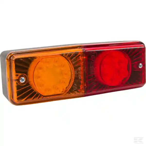 Cenový Hit Multifunkční zadní světlo LED, 12/24 V, obdélníkové, 200x70x60 mm, 5pólové, Kramp