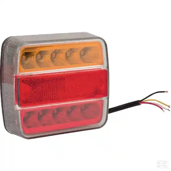 Zadní světlo LED 12/24 V, čtvercové, 100x40x100 mm, gopart Zlevněný