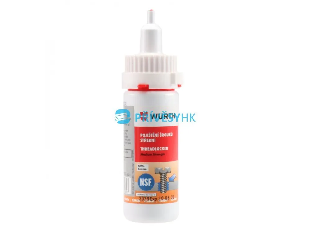 Objednat Nyní Chemické pojištění šroubů střední pevnost Würth 25g