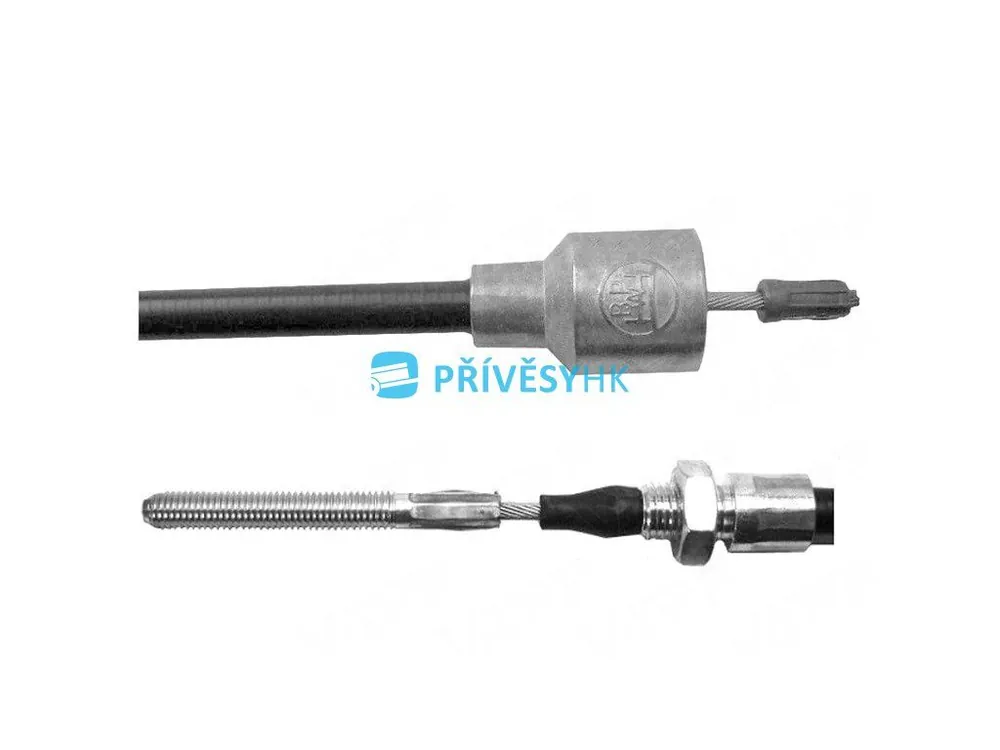 Lanovod brzdový BPW 1430/1655 mm, Sxxx-7, závit M8 Cenový Hit