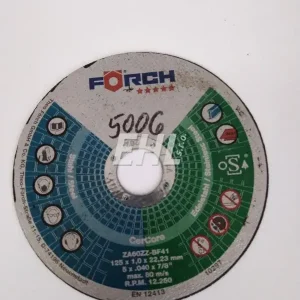 Značkový Řezný kotouč Főrch, 125x1x22,23 mm