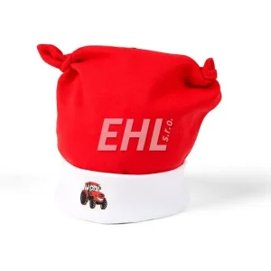 Značkový Čepička uzlíky baby red, vel. L