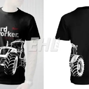 Zlevněný Tričko hardworker UNISEX černé  L