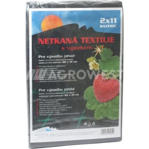 Tovární Cena Textilie netkaná s výsekem na jahody 1,6 x 4,2 m - 45 g